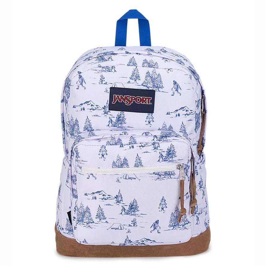 Sac à Dos Scolaire JanSport Right Pack Blanche Bleu | XED-86136807